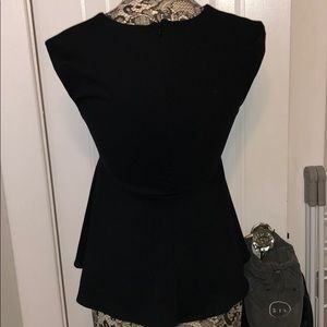bebe Tops - Bebe low-cut peplum Top bebe Tops - Bebe low-cut peplum Top